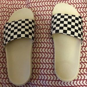 vans slides. good condition worn 2 times